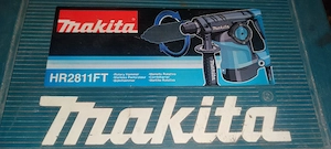 Makita Kombihammer HR2811FT, 800 W, SDS-plus, incl. Zubehör, Transportkoffer
