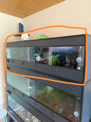 Terrarium aus Forex, 150 x60x40 