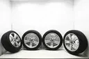 4x Mercedes Alufelgen mit Bereifung 18 Zoll W221 W216 A2214011502