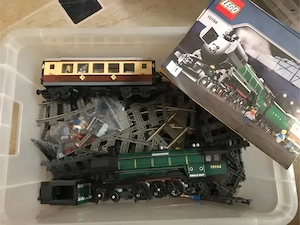 lego emerald night train + langer schiene
