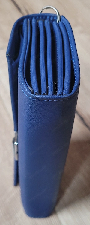 Kellnerbörse blau aus robustem, pflegeleichtem Kunstleder inklusive passender Sicherh Bild 8