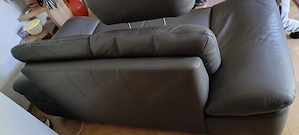 2Sitzer Ledersofa Firma Hukla Bild 3