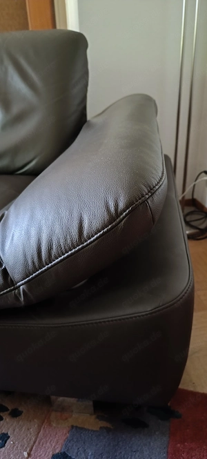 2Sitzer Ledersofa Firma Hukla Bild 4