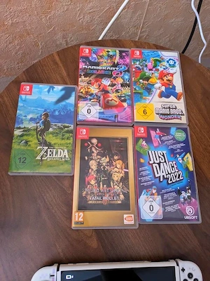 Sammlung von 5 Nintendo Switch-Spielen 1 zusammen