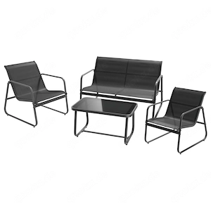 Livarno Home Loungeset, mit hohem Sitzkomfort, 4-teilig