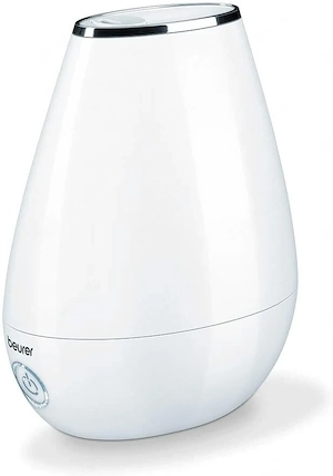 Beurer LB 37 Luftbefeuchter mit mikrofeiner Ultraschall-Zerst ubung, leisem Nachtmodus, Aromafunktio