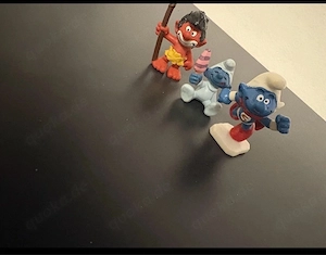 3 seltene schlümpfe 