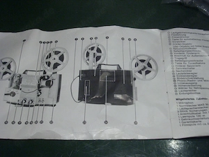 Eumig Mark S 712 Super 8 Tonfilmprojektor   läuft Bild 10