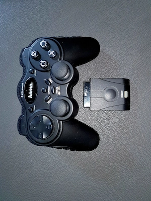 Hama Wireless Controller für die PS2 Dual-Vibrations-Funktionen