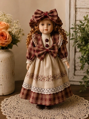 Vintage Deko Sammlerpuppe 