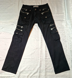 Kosmo Lupo, K&L, Jeans. Schwarz. Gr. 32. FP. = 36  . Gebr. Top neuwertiger Zustand, nur 1-2 X getrag