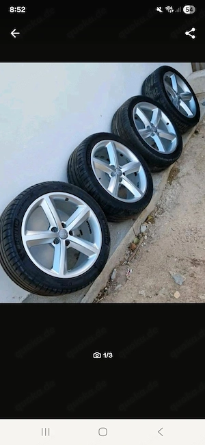Original Audi 18-Zoll-Felgen zu verkaufen, Lochkreis 5 112.