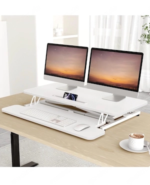Schreibtischaufsatz für ergonomisches Arbeiten