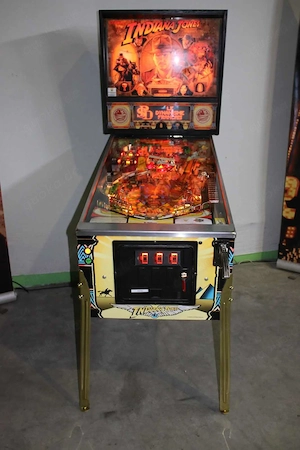 Spielmaschine Indiana Jones Flipper Pinball van Williams 1993