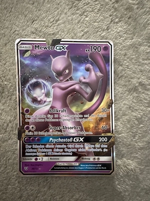 Pokemon Mewtu GX 2017