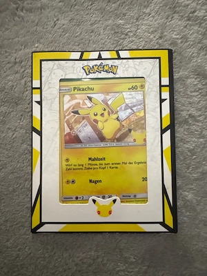 Pikachu Mc Donalds Serie 2021
