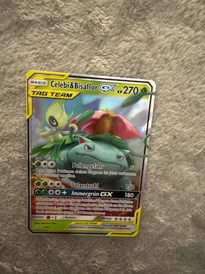 Pokemon Celebi & Bisaflor GX 1 181 