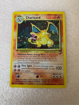 Pokémon Karten Glurak (Deko Karten )