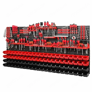 *BESTSELLER* Werkzeugwand  Set Werkzeughaltern mit Lochwand Lagersystem Warkzeuglochwand Wandregal W