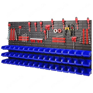 *BESTSELLER* Werkzeugwand  Set Werkzeughaltern mit Lochwand Lagersystem Warkzeuglochwand Wandregal W