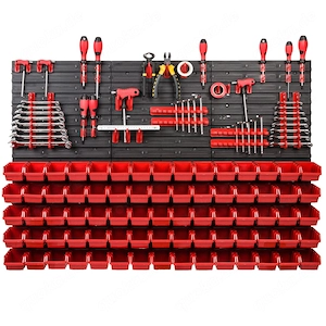 *BESTSELLER* Werkzeugwand  Set Werkzeughaltern mit Lochwand Lagersystem Warkzeuglochwand Wandregal W