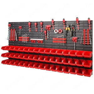 *BESTSELLER* Werkzeugwand  Set Werkzeughaltern mit Lochwand Lagersystem Warkzeuglochwand Wandregal W
