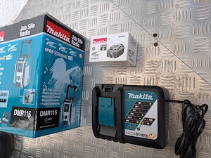 Makita DMR115 + Akku 1 x 1860B + Schnellladegerät DC18RC - Akku Baustellenradio - neu unbenutzt Bild 3