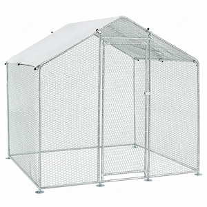 Gro er 4 m  Laufstall f r sichere Bewegungsfreiheit drau en Robuster Draht aus verzinktem Eisen, 3x4