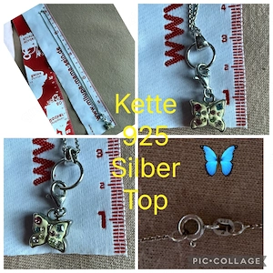 kette mit schmetterling 925 silber 