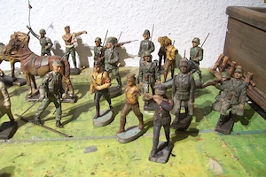 Verkaufe Spielzeug Elastolin Lineol Soldaten Masse 7 cmBe