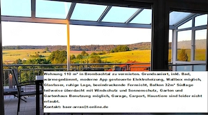 Wohnung 110 m , grundsaniert, wärmegedämmt, sehr schöne Fernsicht, zu vermieten.