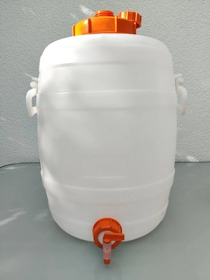 Großer Kunststoff-Behälter mit Auslaufhahn   30 Liter