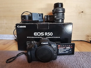 Canon Eos r50 mit objektive und zubehör 