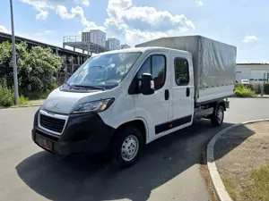 Peugeot Boxer Doka L3, 7 SITZER, PRITSCHE PLANE, KLIMA, AHK