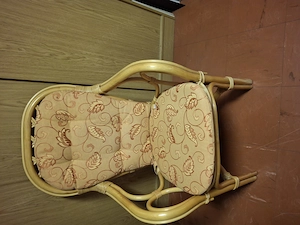 korbstühle mit auflagen
