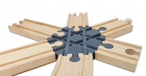 Artikel: Wooden Railway Bigjigs Brio Ikea Railway Connector Set - Track Connection Hochwertiger Arti