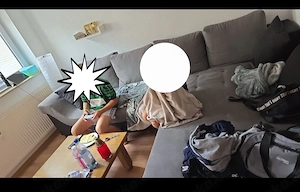 Biete gebrauchte Couch