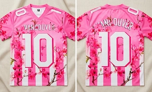 Vancouver Cherry Blossom Trikot Pink Kirschblüte #10 - Gr. L - Wie NEU!