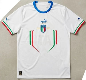 PUMA Italien Auswärtstrikot Nationalmannschaft Weiß - Gr. L - Wie neu!