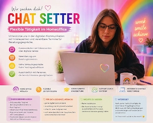 Chat Setter (m w d)   Flexible Tätigkeit im Homeoffice