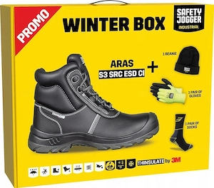 Artikel: Premium 3D design winter box S3 work shoes safety shoes ARAS complete set Hochwertiger Arti