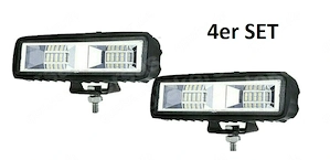 Artikel: 4x work light agricultural machinery truck LED lamp car 12V 24V IP67 car floodlight tractor