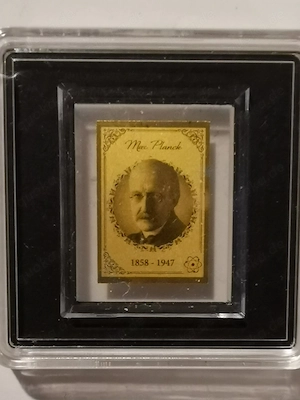 Goldbarren "Max Planck" 1 1000 oz 999er Feingold