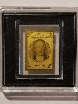 Goldbarren "Johann Wolfgang von Goethe" 1 1000 oz 999er Feingold