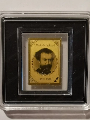 Goldbarren "Wilhelm Busch" 1 1000 oz 999er Feingold