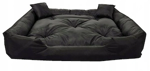 -Wasserdichtes Hundebett mit 2 Kissen -Strapazierf higes, wasserdichtes Hunde- und Katzenbett zu
