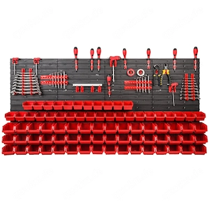 BESTSELLER Werkzeugwand Set Werkzeughaltern mit Lochwand Lagersystem Warkzeuglochwand Wandregal Werk