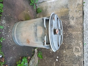 Zink Mülltonne