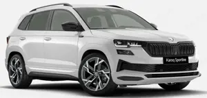 Skoda Karoq Sportline 1.5 TSI 150PS DSG, WEISS-MET, 5JGARAN...