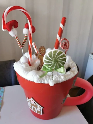 Großer Deko Weihnachts Topf